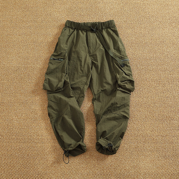 Men's cargo pants with practical pockets and elastic waistband Lisslune