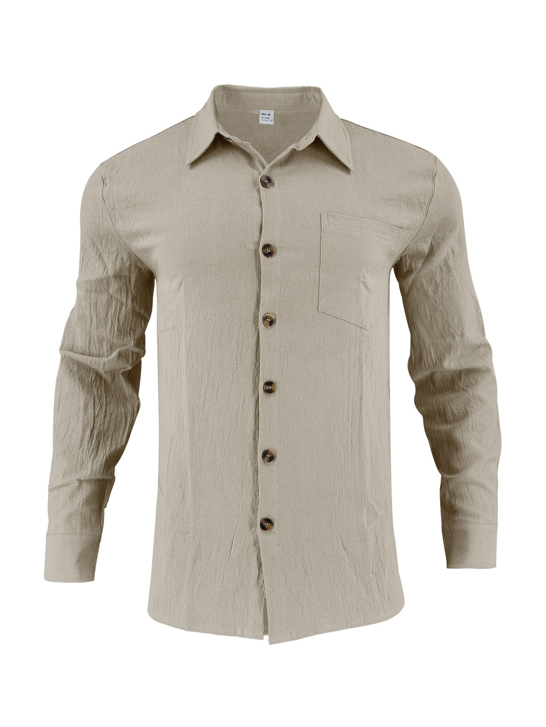 Men's Long Sleeve Shirt made of breathable cotton Lisslune