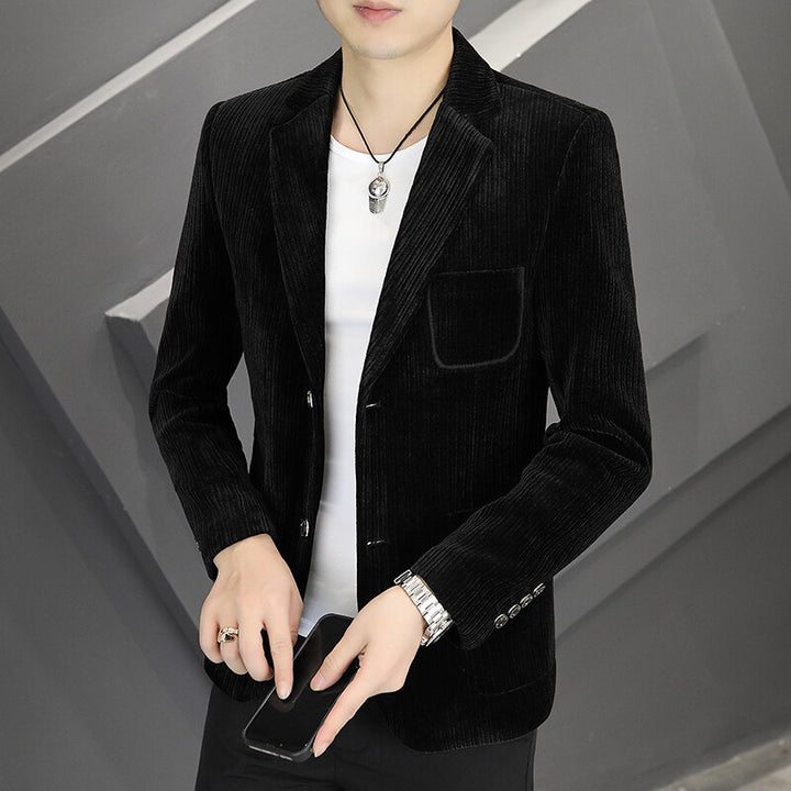 Men's fashionable cord blazer with sporty cut Lisslune