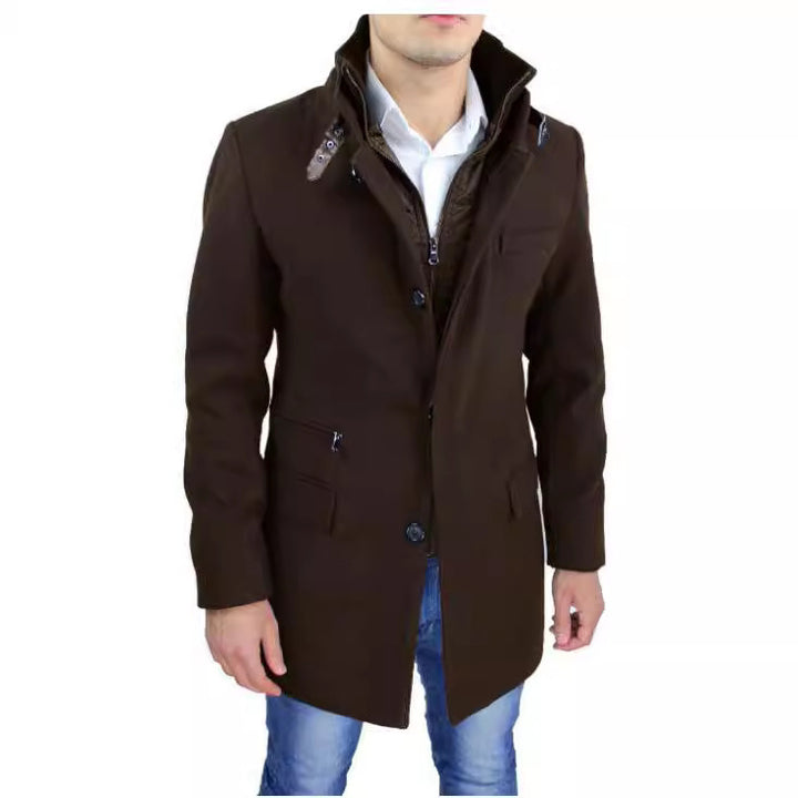 Men's fashionable warm jacket with innovative lining Lisslune