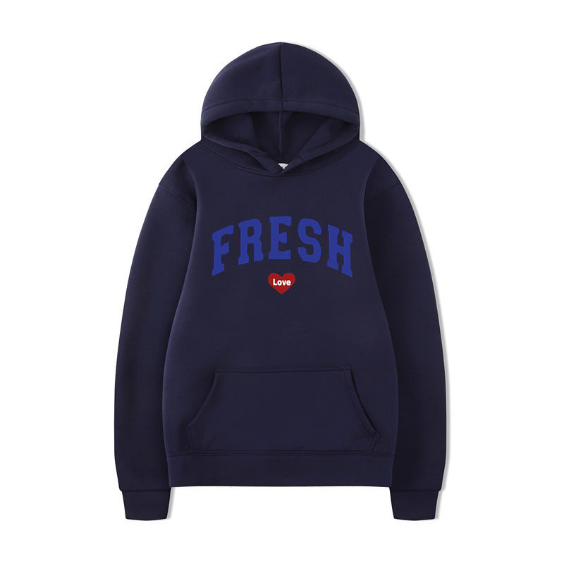 Women's hoodie with playful lettering and soft inner fleece Lisslune
