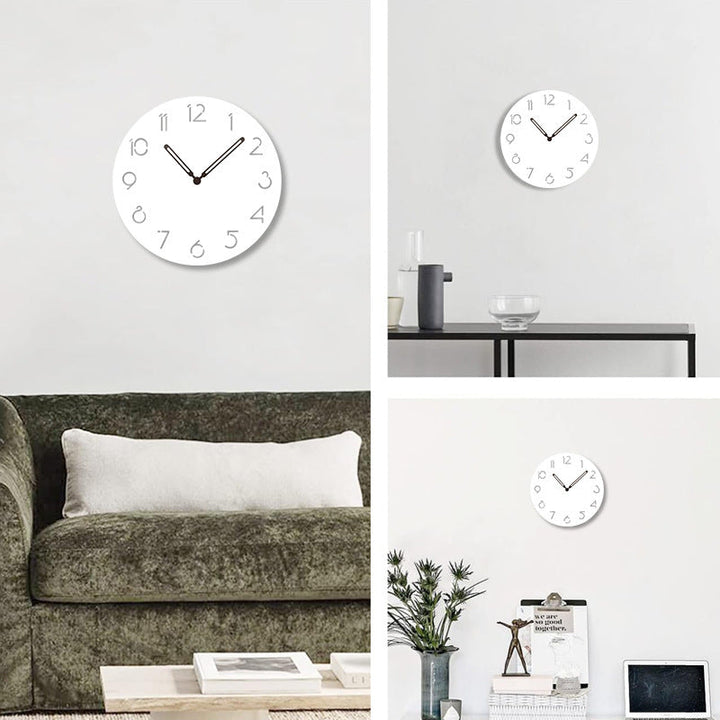 Lisslune | Atmospheric LED Light Silent Wall Decor Clock