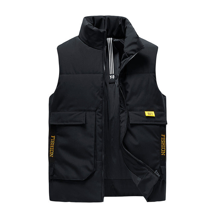 Men's Functional Quilted Vest with Elastic Inserts Lisslune