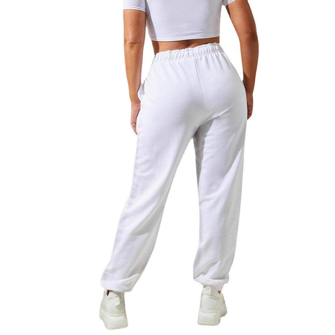 Women's comfortable sweatpants with elastic waistband and cuffs Lisslune