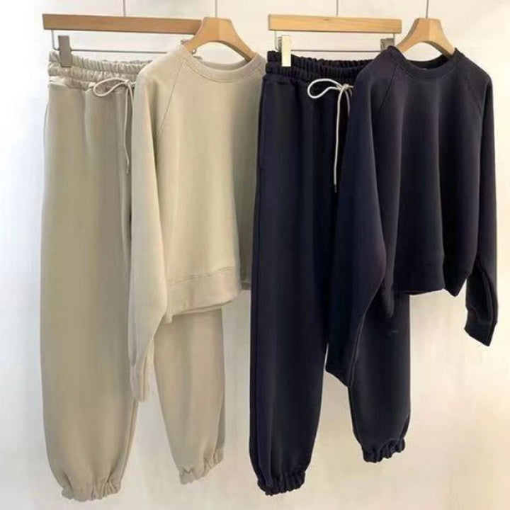 Women's Active Leisure Set with Elastic Waistband and Casual Cut Lisslune