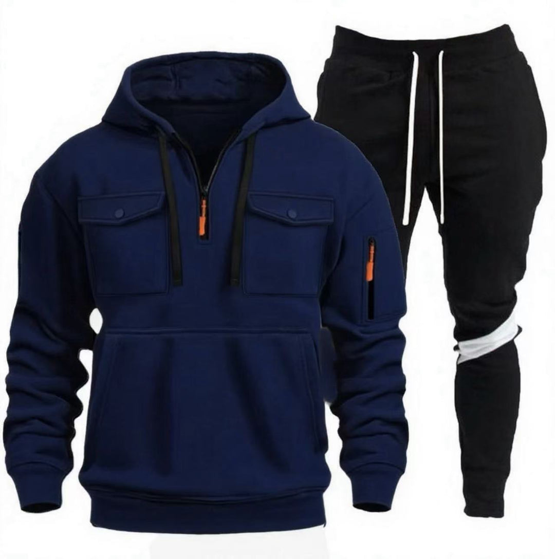 Men's practical hoodie with sports pants Lisslune