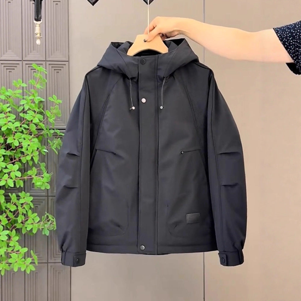 Men's Urban Outdoor Jacket with Practical Hood Design Lisslune