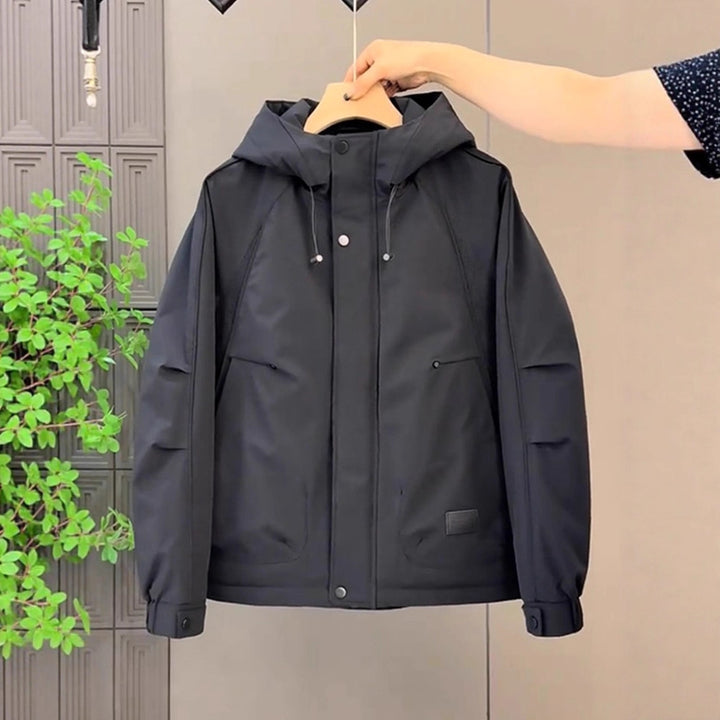 Men's Urban Outdoor Jacket with Practical Hood Design Lisslune