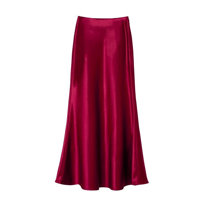 Ladies Elegant Maxi Skirt made of high-quality flowing material with a wide cut Lisslune