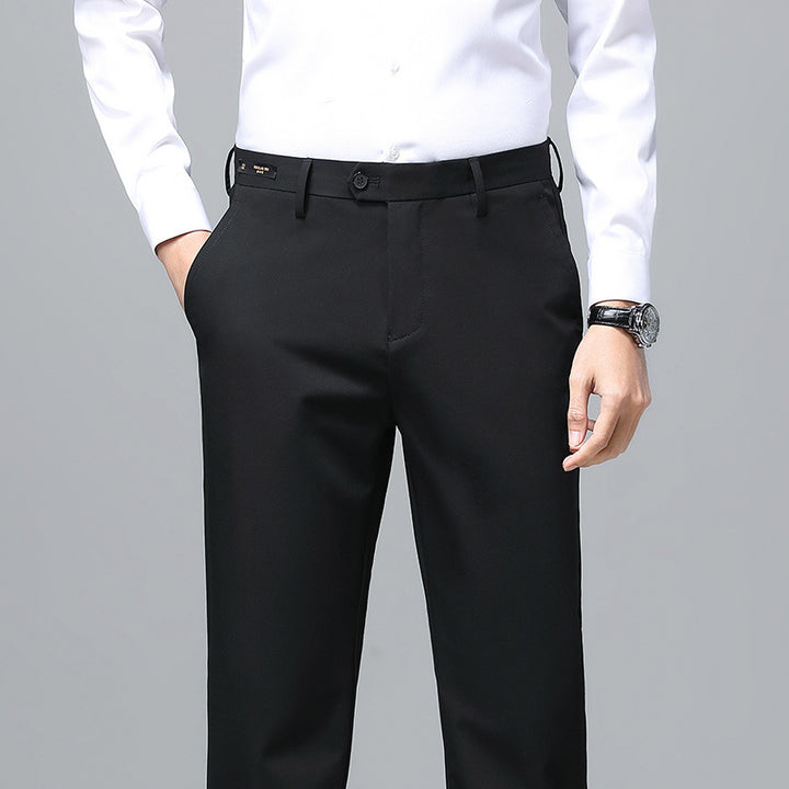 Men's elegant business trousers with fine texture Lisslune
