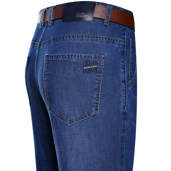 Men's casual Slim Fit jeans made of high-quality denim fabric Lisslune