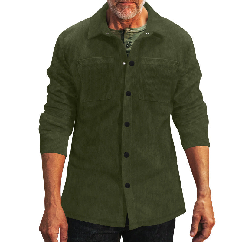 Men's lightweight cotton jacket with double breast pockets Lisslune