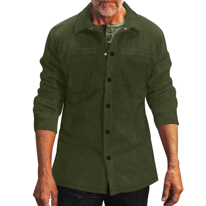 Men's lightweight cotton jacket with double breast pockets Lisslune