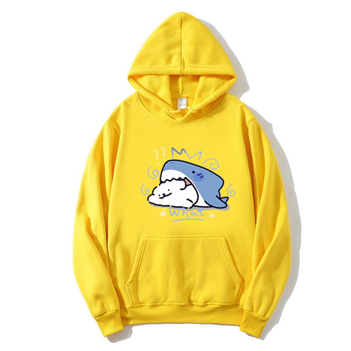 Women's hoodie with playful whale motif Lisslune