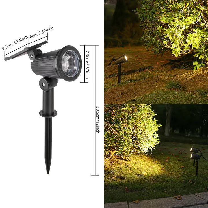 Lisslune | LED Solar Spotlight Lights for the Garden