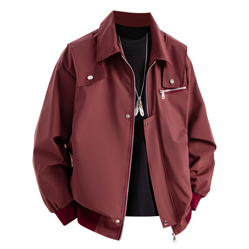 Men's Fashionable Leisure Jacket with Practical Pockets Lisslune