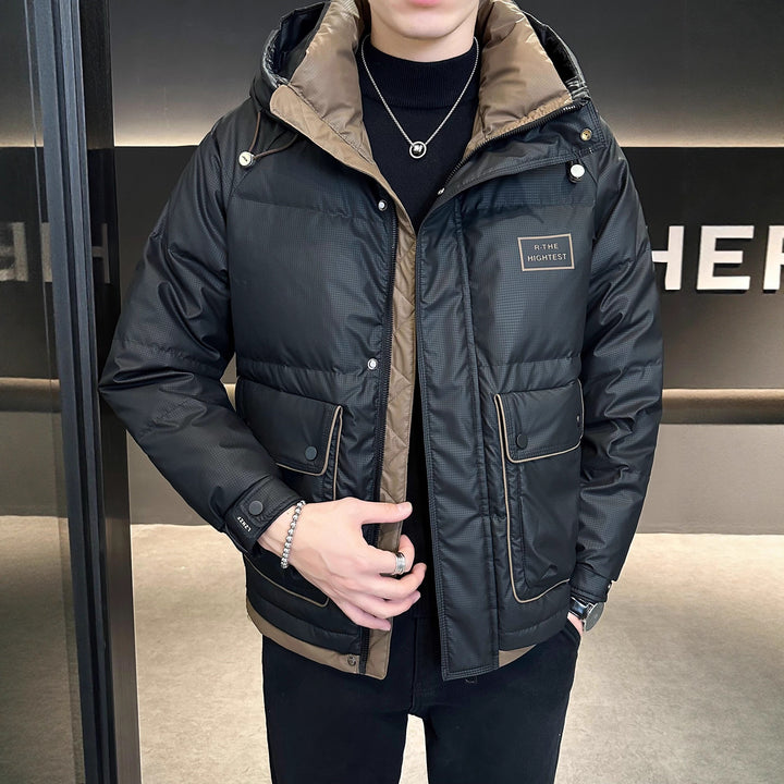 Men's Functional Jacket with Insulating Filling and Practical Pockets Lisslune