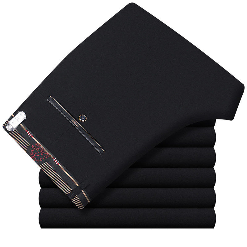 Men's Stretch Suit Trousers with Elegant Waistband Lisslune