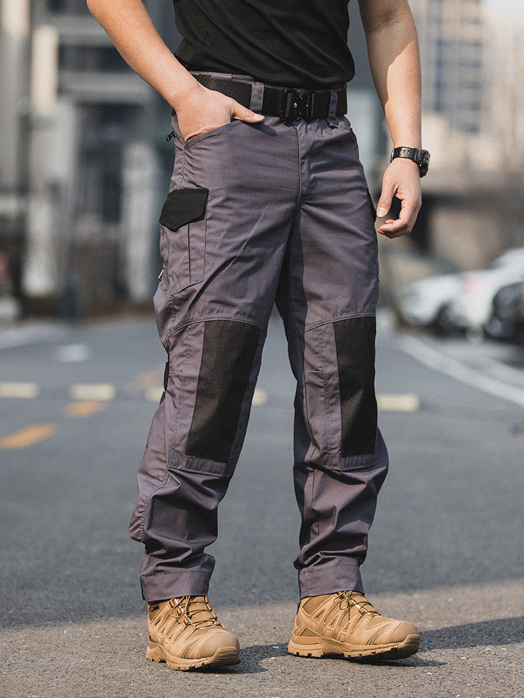 Men's tactical cargo pants with versatile pockets and durable material Lisslune