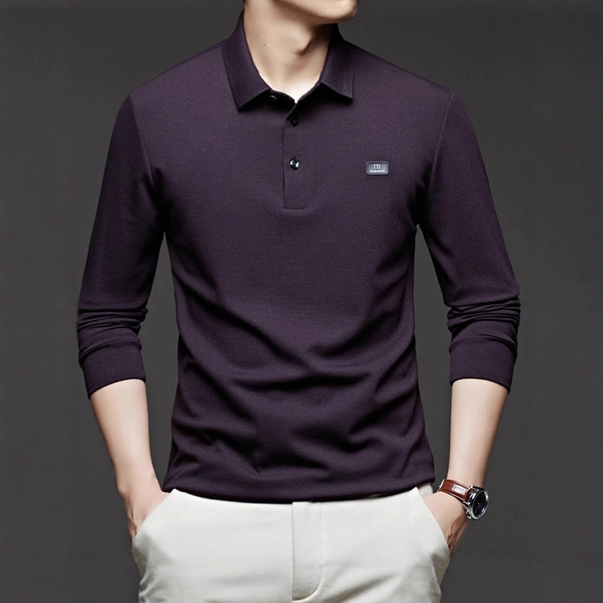 Men's polo shirt with modern cotton blend and fitted cut Lisslune