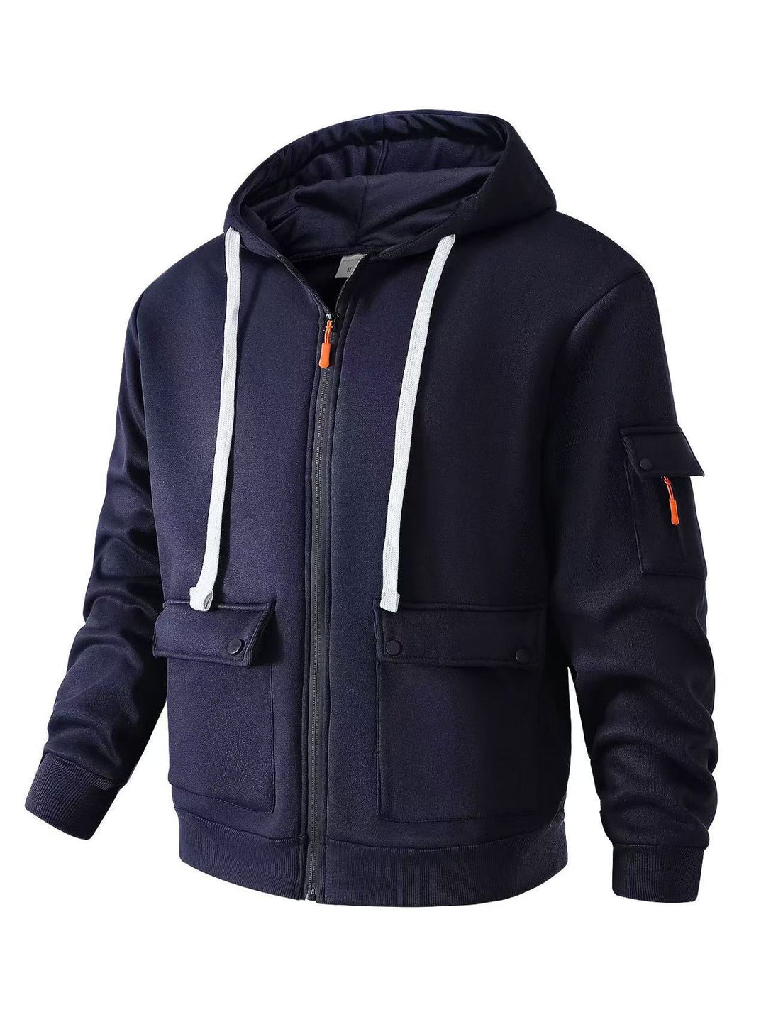 Men's functional hoodie jacket with multiple pockets Lisslune