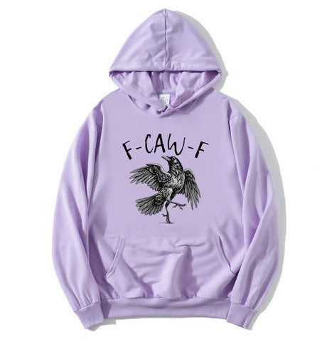 Women's hoodie with creative crow design Lisslune