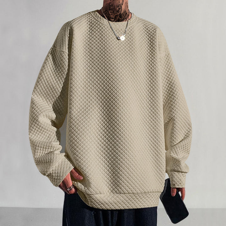 Men's sweatshirt with textured design Lisslune