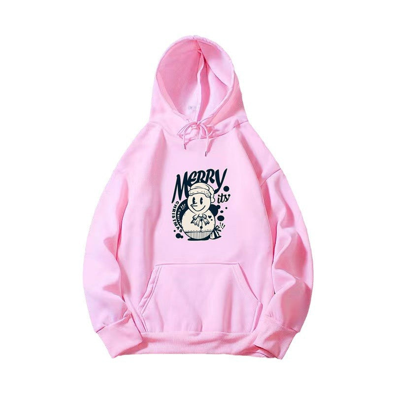 Women's hoodie with cheerful Christmas motif Lisslune