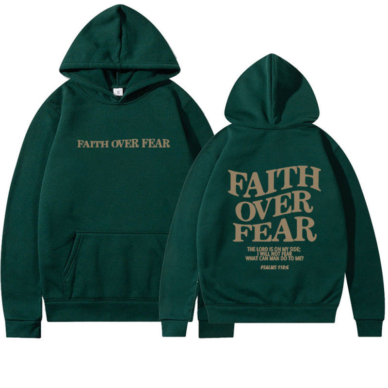 Women's hoodie with inspirational lettering and high-quality cotton Lisslune