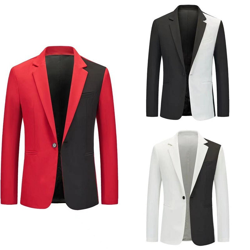 Men's contrasting blazer with modern cut Lisslune