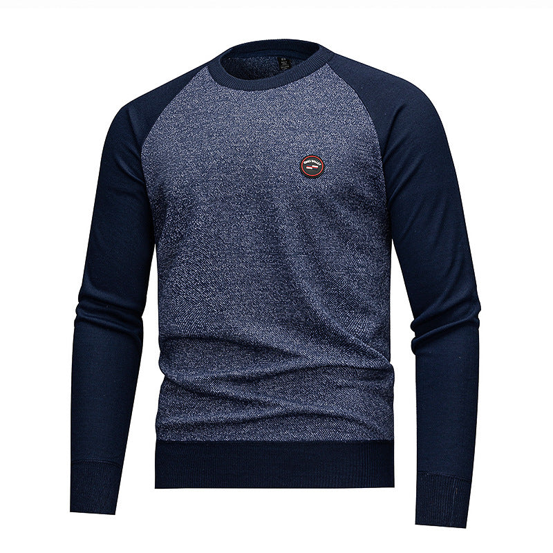 Men's Stylish Sweat Pullover with Raglan Sleeves Lisslune