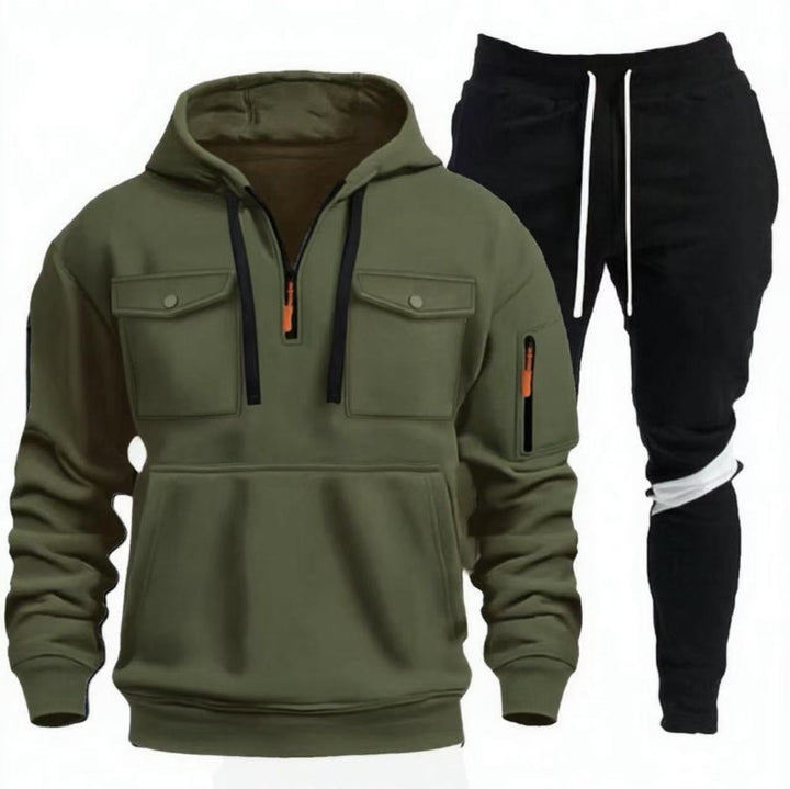 Men's practical hoodie with sports pants Lisslune