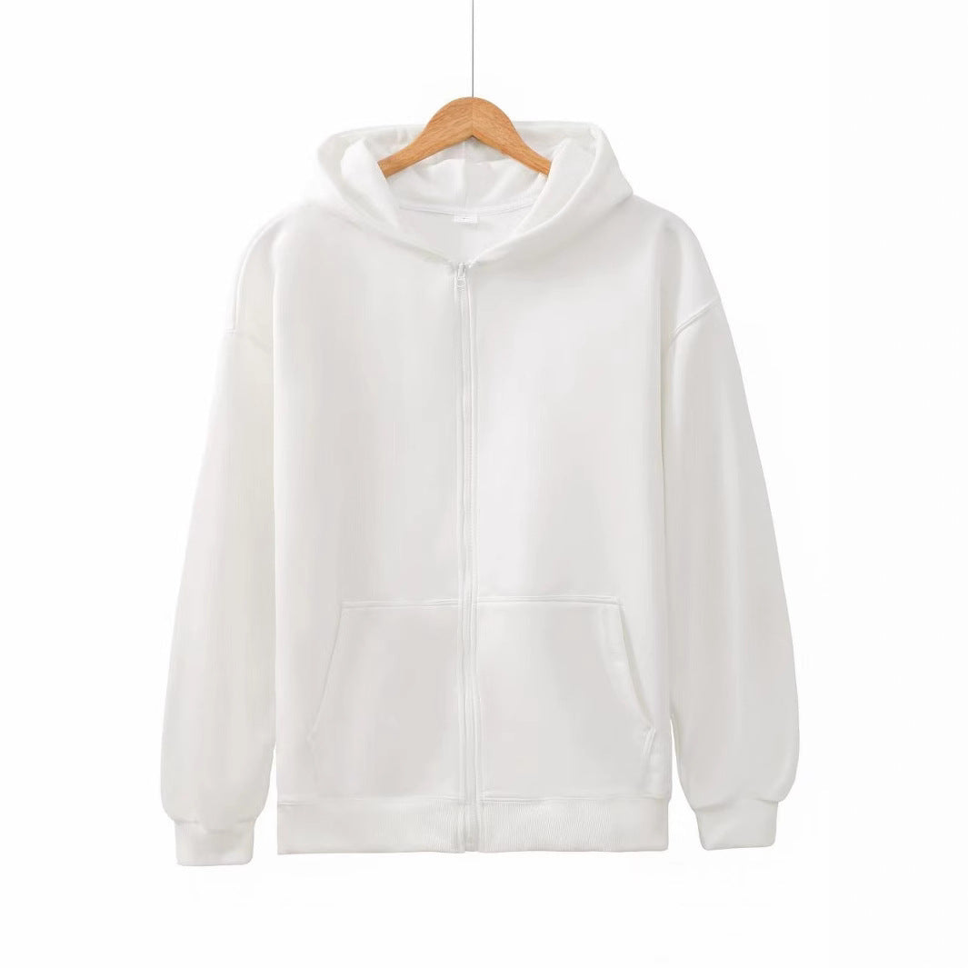 Ladies hoodie jacket with full zip and practical pockets Lisslune