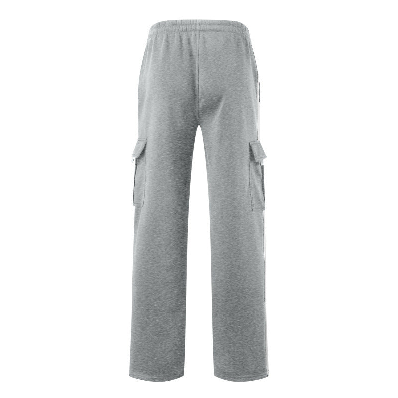 Men's modern cargo pants with elastic waistband and practical side pockets Lisslune
