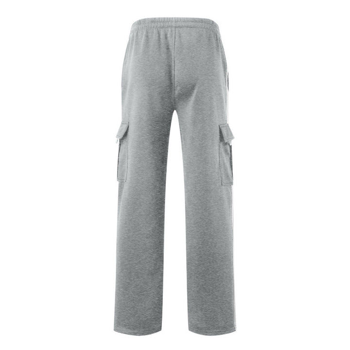 Men's modern cargo pants with elastic waistband and practical side pockets Lisslune