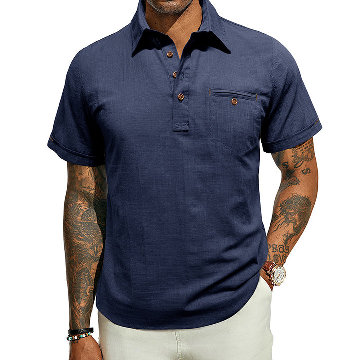 Men's Short Sleeve Shirt Lisslune