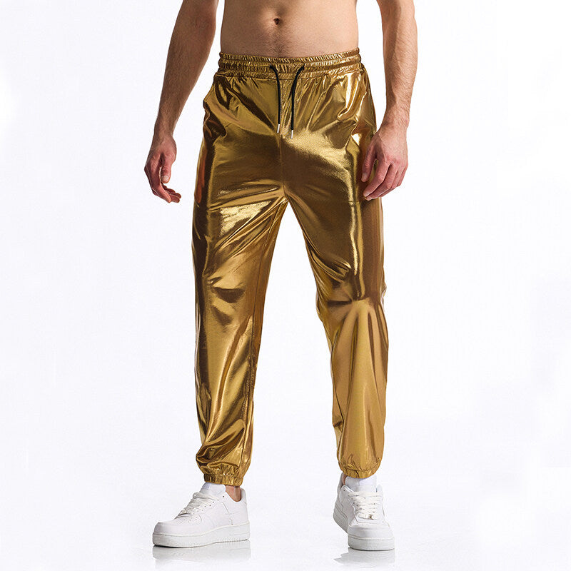 Men's shiny leisure jacket Lisslune