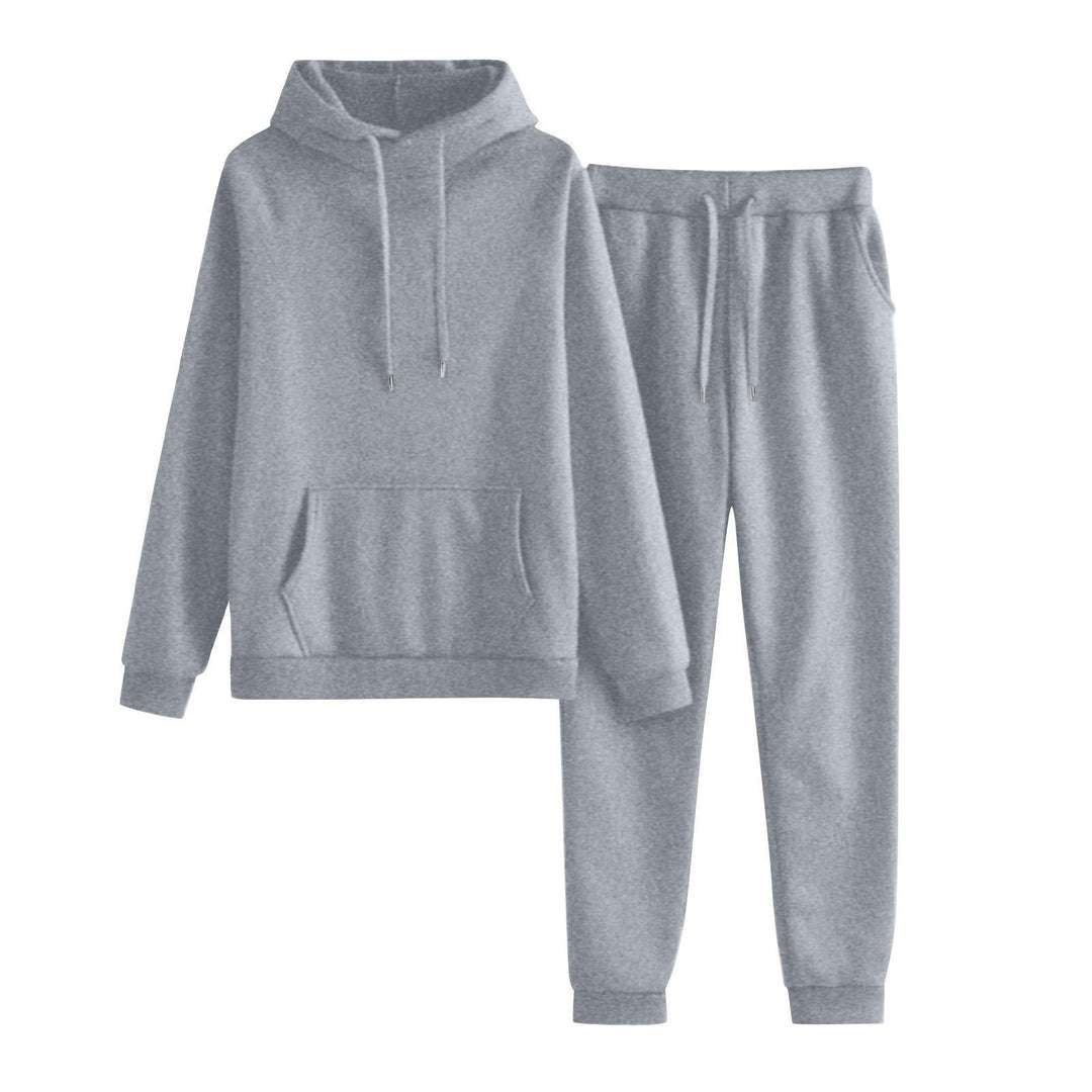 Women's hoodie and jogger set in a casual cut with practical pockets Lisslune