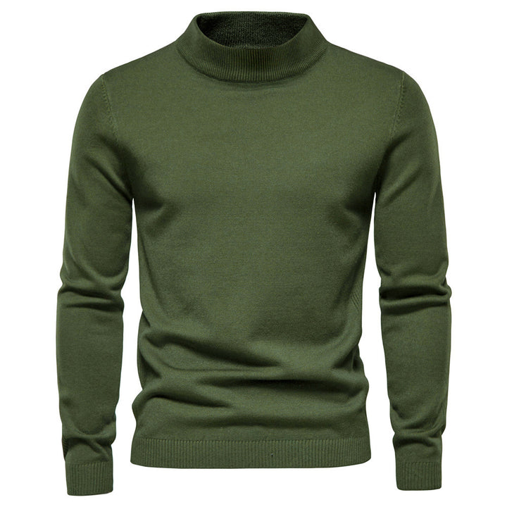 Men's elegant turtleneck sweater made of fine wool Lisslune
