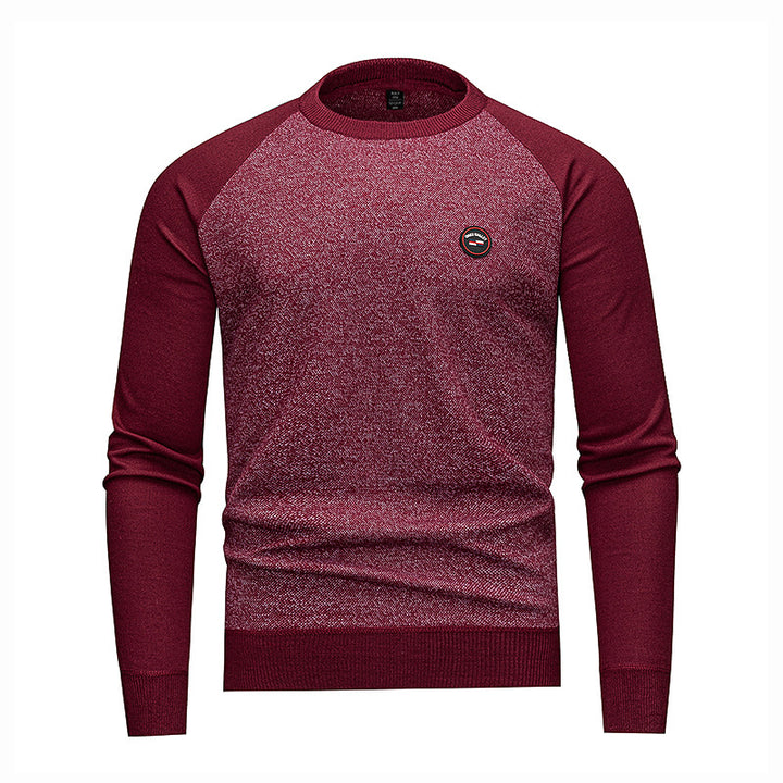 Men's Stylish Sweat Pullover with Raglan Sleeves Lisslune
