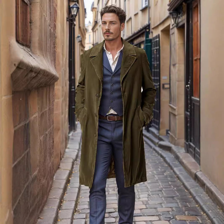 Men's elegant and stylish wool coat Lisslune