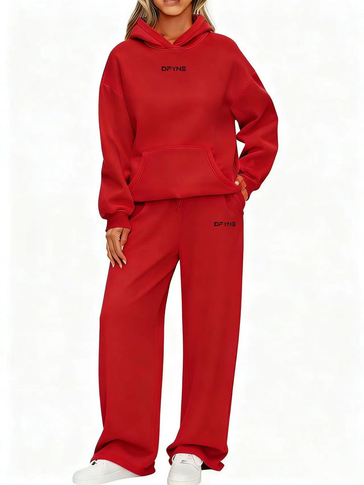 Women's casual jogging suit made of soft sweat material Lisslune