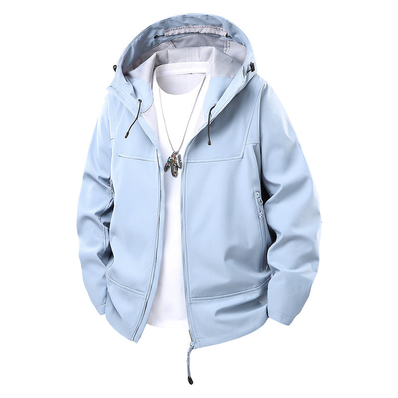 Men's Technical All-Weather Jacket with Removable Hood Lisslune