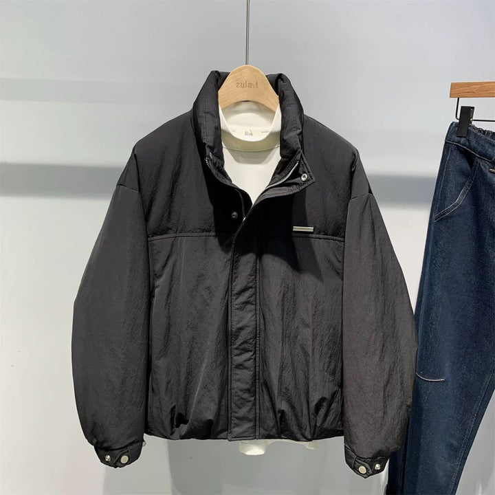 Men's Fashion Transitional Jacket with Practical Button and Zipper Details Lisslune