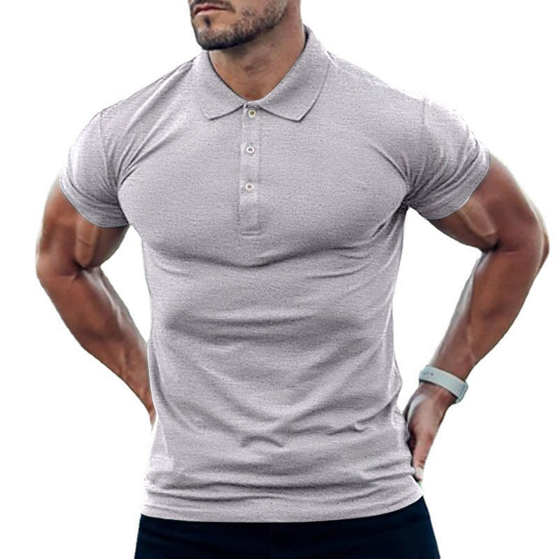 Men's polo shirt with a body-hugging fit and high-quality pique texture Lisslune