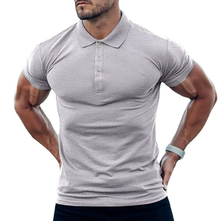 Men's polo shirt with a body-hugging fit and high-quality pique texture Lisslune