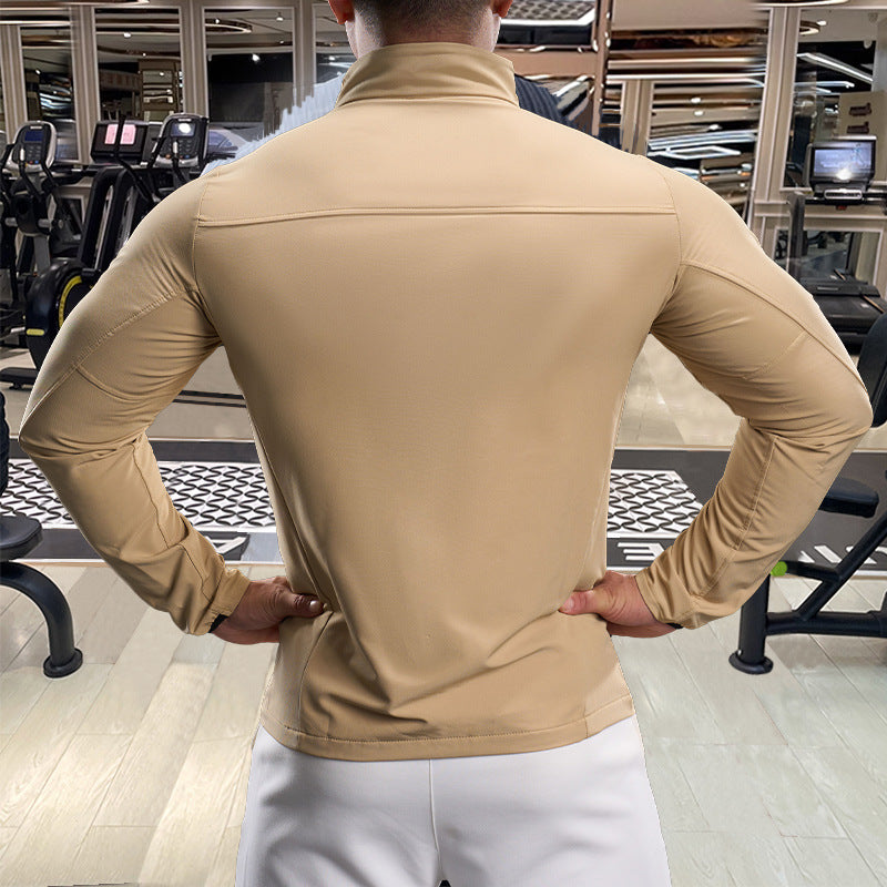 Men's functional jacket with elastic inserts and improved breathability Lisslune