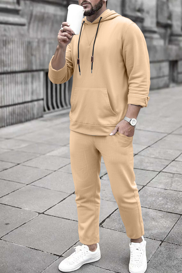 Men's Casual Hoodie and Jogging Pants Set Lisslune