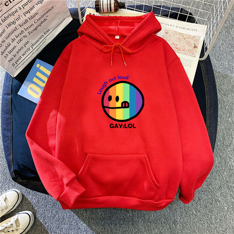 Women's hoodie with colorful graphic print Lisslune