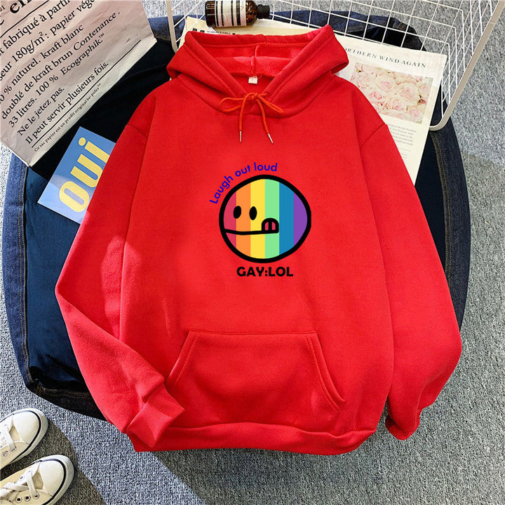 Women's hoodie with colorful graphic print Lisslune